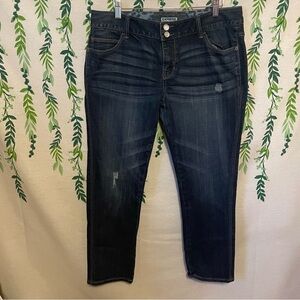 Size 8 Express Modern Boyfriend Relaxed Fit Low-Rise Jeans B2